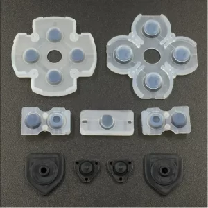 Set de Gomitas Rubber Joystick PS4 001 / 011 Repuesto Botones Conductivos