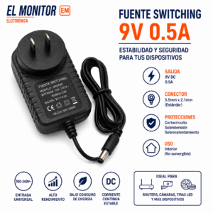 Switching 9V 0.5A