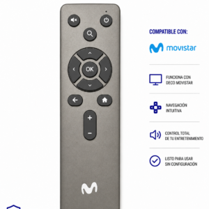 CONTROL REMOTO DECODIFICADOR MOVISTAR V2