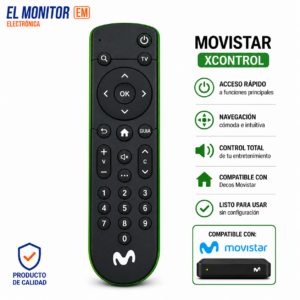 CONTROL REMOTO DECODIFICADOR MOVISTAR V3
