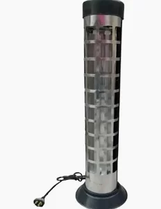 Estufa Eléctrica 2 Velas 1200W Bajo Consumo Calefactor Portátil