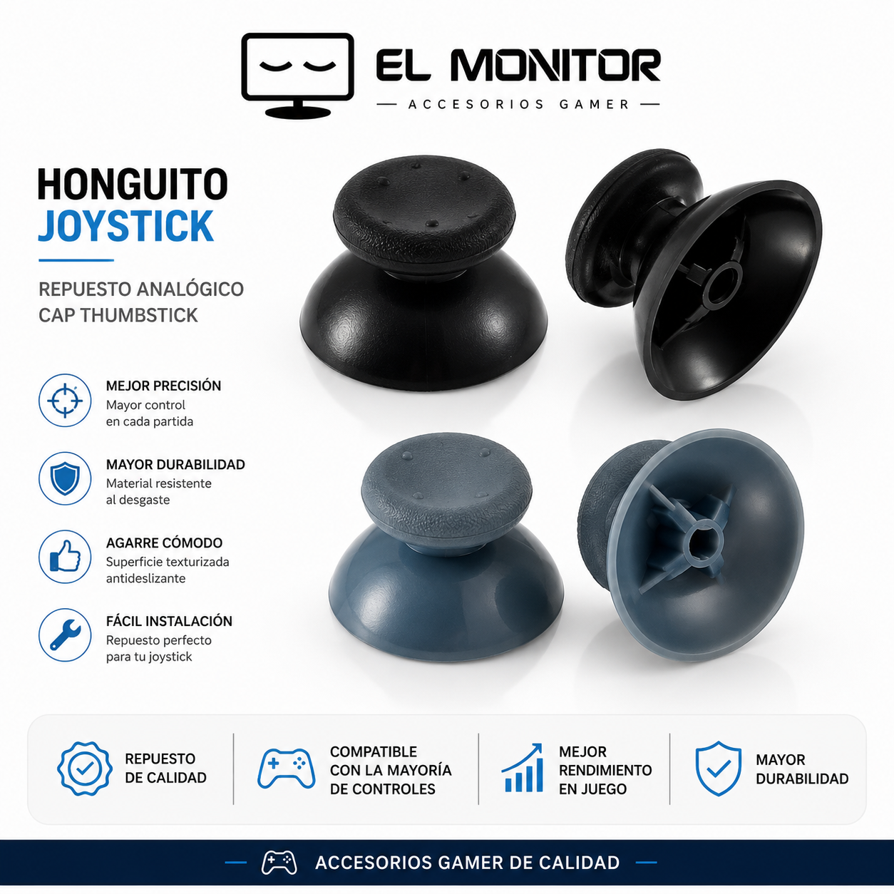 Honguito Joystick Repuesto Analógico Cap Thumbstick