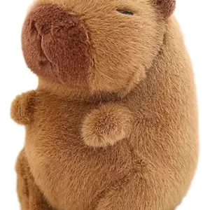 Peluche de Carpincho Capybara Suave Muñeco de Peluche Decorativo