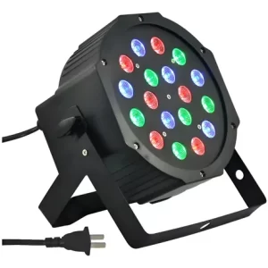 Proton RGB 18 LEDs Efecto Luz Rítmica Multicolor para Fiestas