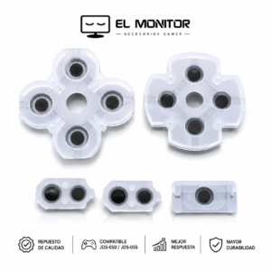 Set de Gomitas Rubber Joystick PS4 050 / 055 Repuesto Botones Conductivos