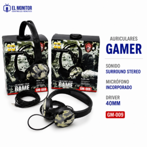 AURICULAR GAMER GM-009 6D