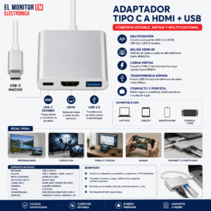 CONVERSOR TIPO C A HDMI