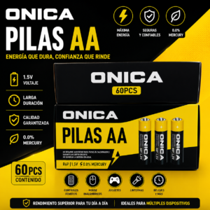 PILAS DOBLE AA ONICA UNIDAD