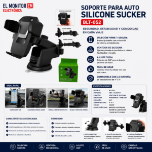 SOPORTE CELULAR SILICONES SUCKER BLT-052