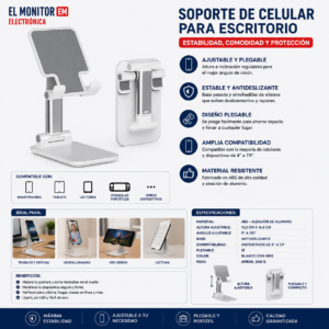 SOPORTE CELULAR PARA ESCRITORIO BLT-125