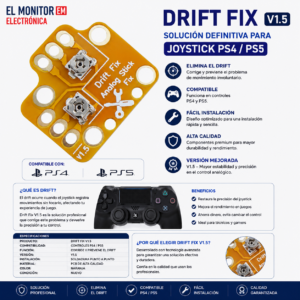 Drift Fix 1.5 Joystick Ps4 Solución Drift Ps4 Ps5 Analógico stick Analogo