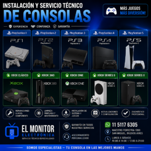 Instalación de juegos de consolas
