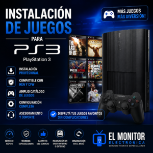 Instalación de juegos de PS3