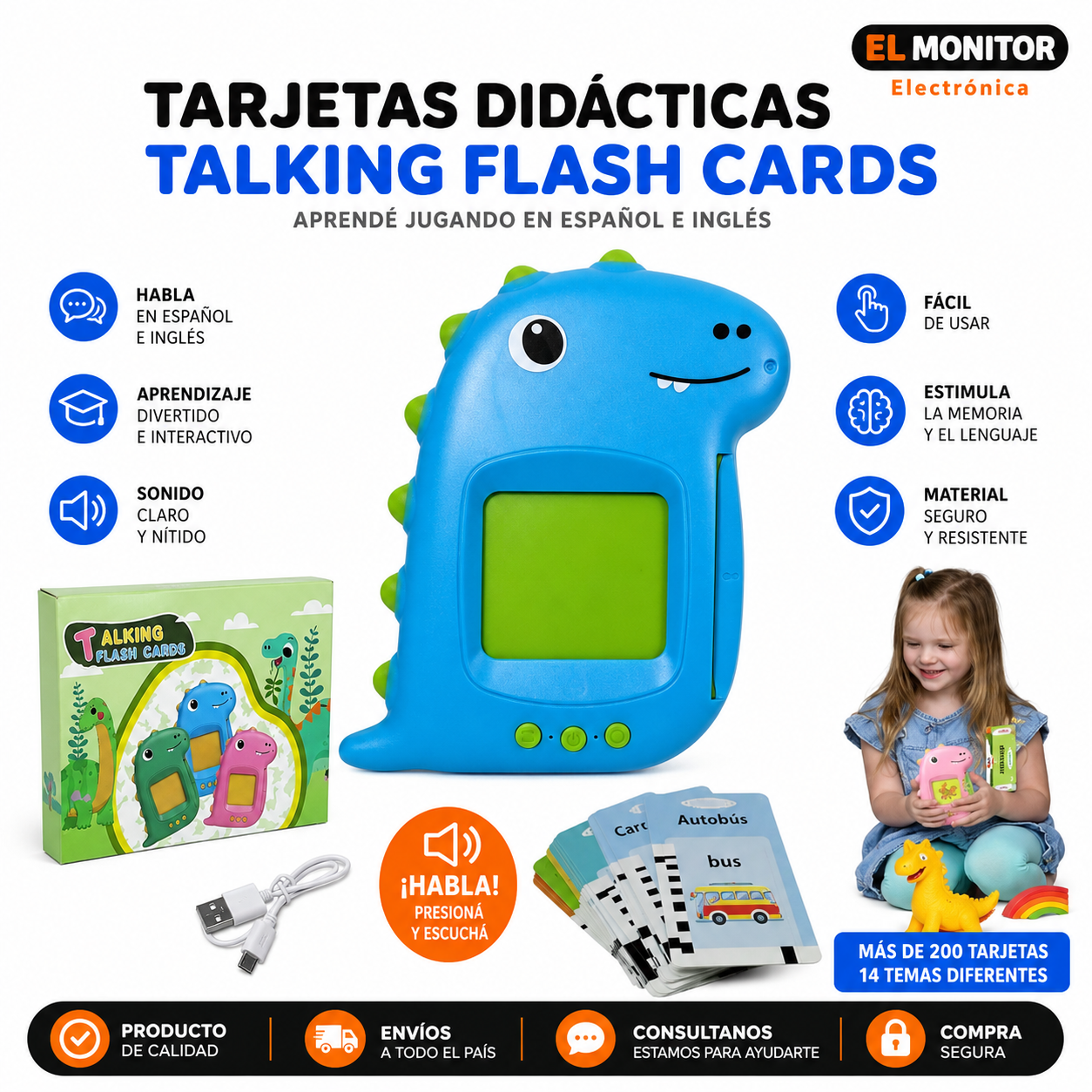 TARJETA DIDACTICA PARLANTE APRENDIZAJE