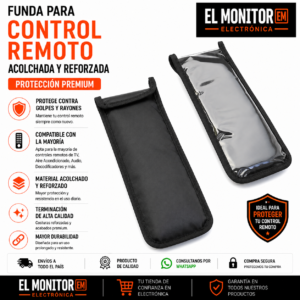 Funda acolchada para control remoto