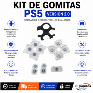 GOMA KIT CONDUCTORAS JUEGO JOYSTICK PS5 – VERSION 2