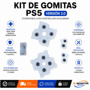 GOMA KIT CONDUCTORAS JUEGO JOYSTICK PS5 – VERSION 3.0