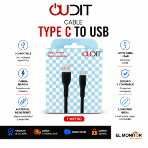 Cable Tipo C a Lightning 12W PD12W OUDIT