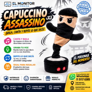 TRALALERO TRALALA  - CAPUCCINO ASSASSINO CANTA BAILA REPITE