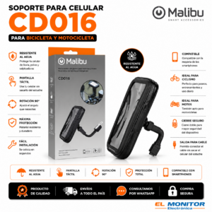 Soporte para Celular Malibu COD 16 para Bicicleta y Motocicleta