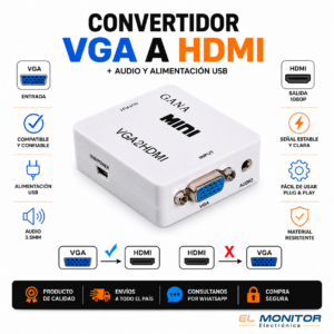 CONVERSOR VGA A HDMI