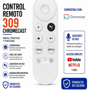CONTROL REMOTO CHROMECAST 309