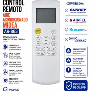 CONTROL DE AIRE UNIVERSAL AR-863