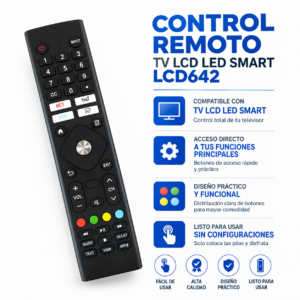 Control Remoto Tv Lcd Led Smart Lcd642